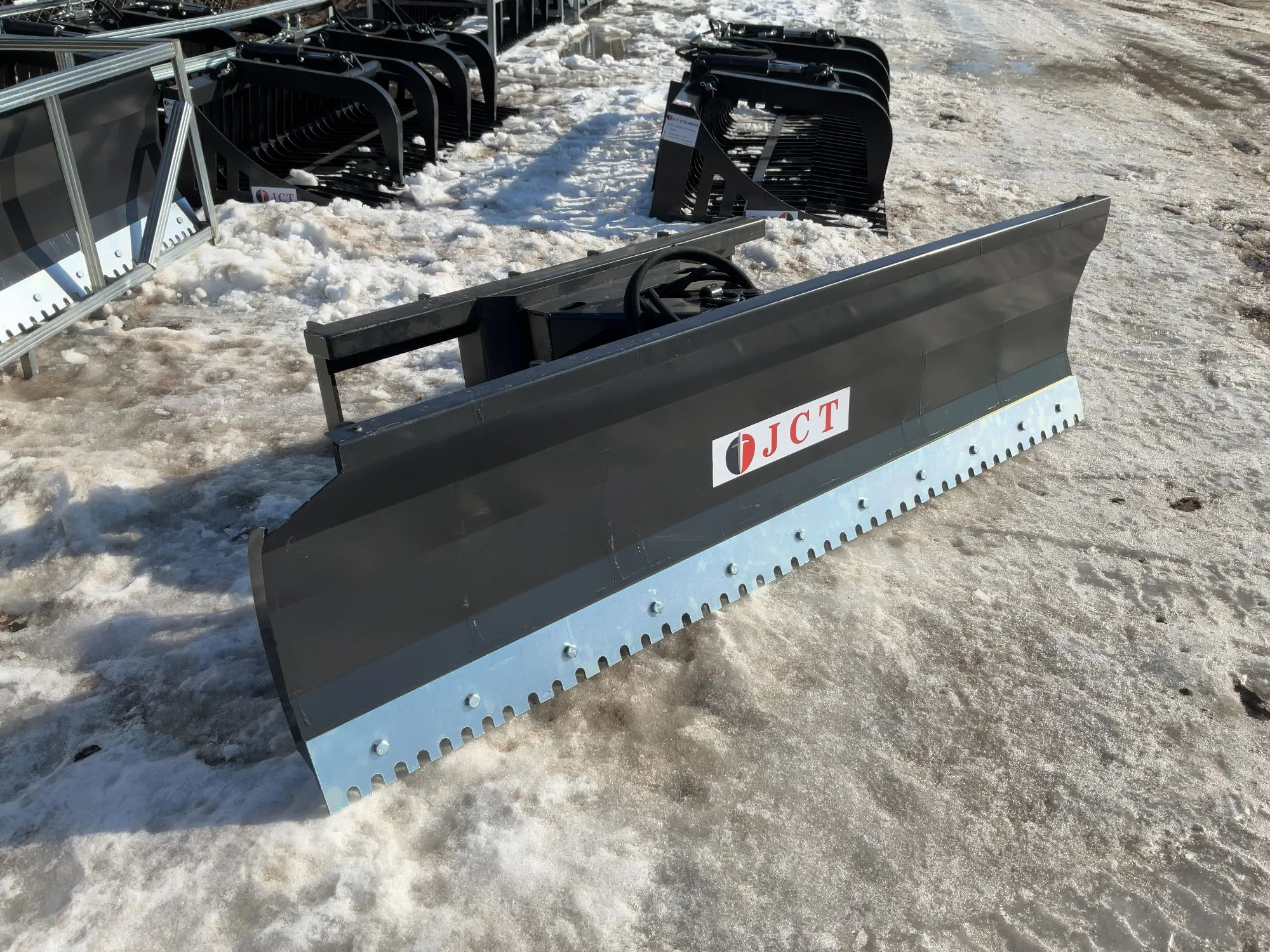 Used JCT HYDRAULIC ANGLE PLOW BLADE SKID STEER ATTACHMENT Plow Blades Michigan US | Miedema Asset Management Group #1301520