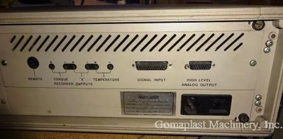 Monsanto Mooney Viscometer Interface Model # 83038, Item # 1741
