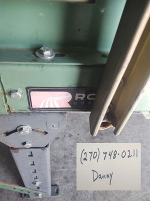 🔥Roach 21'x30" Power Conveyor 1/2 Moon Material Belt in Good Condition
