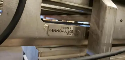 Washer, Belt, 42" x 100", Stainless Steel, Innotech, 2-Zone #5861449