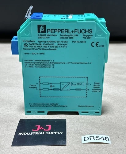 Used Pepperl+Fuchs 72046 Misc Electrical & Power Parts Indiana US | J&J Industrial Supply #516350