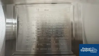 Feldmeier 1600 Liter Feldmeier Kettle, 316L S/S, 15/100#