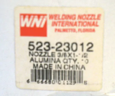 10 NEW WELDING NOZZLE INT. 523-23012 NOZZLES 52323012
