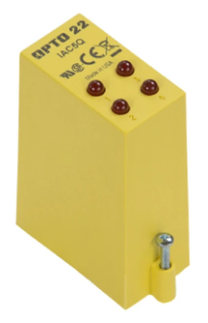 Opto 22 IAC5Q Quad Pak 4-Channel AC/DC Input 90-140 VAC/VDC, 5 VDC Logic [Refurbished]
