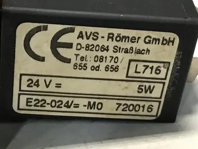 USED AVS-ROMER EGV-111-AHL-D20 BN