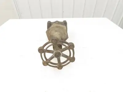 Powell White Fig 377 Bronze Gate Valve 3" NPT Threaded Rising Stem 300 WSP