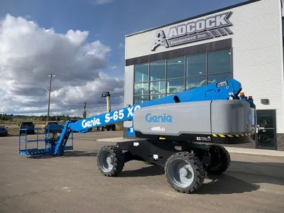 New | in-Stock 2025 GENIE S-65 XC TELESCOPIC BOOM LIFT Telescopic Boom Lifts Alberta CA | Adcock Equipment #1418142