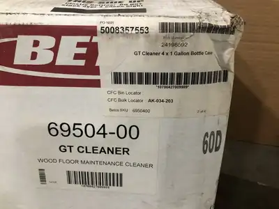 BETCO 69504-00 GT Cleaner Wood Floor Maintenance Cleaner ; 1 Gal -NIB of 4