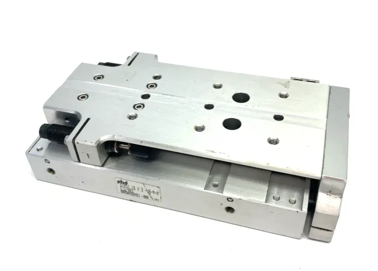 Used PHD Compact Pneumatic Rail Thruster Slide Module Pneumatic Cylinders Michigan US | Maverick Industrial Sales #1391124
