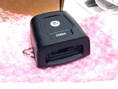 USED ZEBRA BARCODE SCANNER, FIXED MOUNT 2D SCANNER, STANDARD RANGE