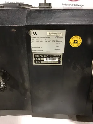 Baumuller DSF 160 M 20 R 13-6 High-Speed Router Spindle