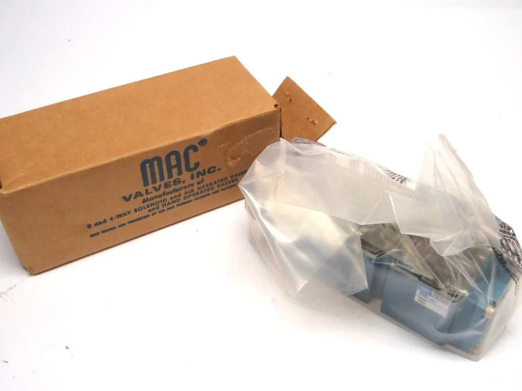 New | in-Stock MAC Valves 4-Way Solenoid Piloted Spool Valve Solenoid Valves Michigan US | Maverick Industrial Sales #1496131