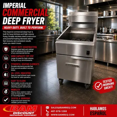 Used IMPERIAL _UNKNOWN_ Cookers / Coolers / Fryers Florida US | BAM Discount Restaurant Equipment #1301604