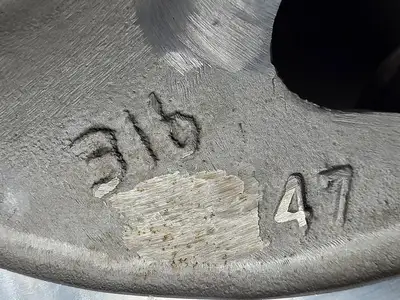 Pump Impeller, 6x8-18, 2 Vane, 316SS, 53106-1