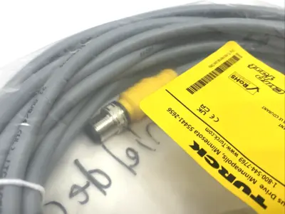 New | in-Stock Turck Eurofast Double Ended Cordset U99-12125 Cable & Wire Michigan US | Maverick Industrial Sales #1390690