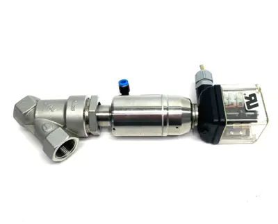 USED GEMÜ ANGLE SEAT GLOBE VALVE