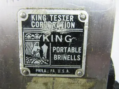King Portable Brinells