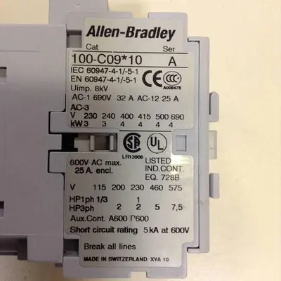 USED ALLEN BRADLEY 100-C09.10 SER A