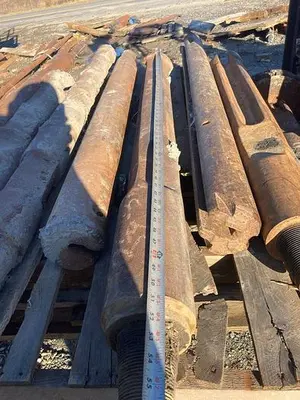 Used AFTERMARKET 6” X 60” CABLE TOOL DRILLING CHISEL BIT Construction Equipment Parts Pennsylvania US | East West Machinery & Drilling #1417269