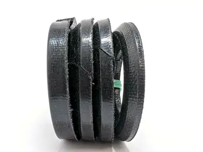 USED MINSTER MACHINE COMPANY PISTON ROD PACKING 2-1/4” OD, 1-1/4” ID PK OF 4