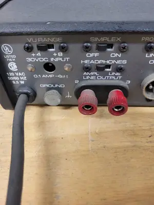 Shure M267 Series Microphone Mixer with VU Meter