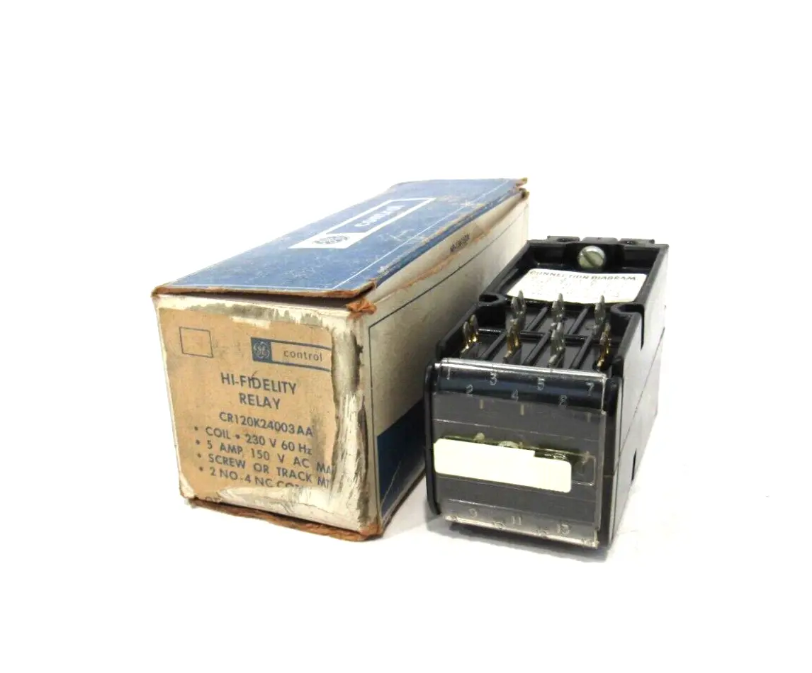 NEW GENERAL ELECTRIC CR120K24003AA HI-FIDELITY RELAY