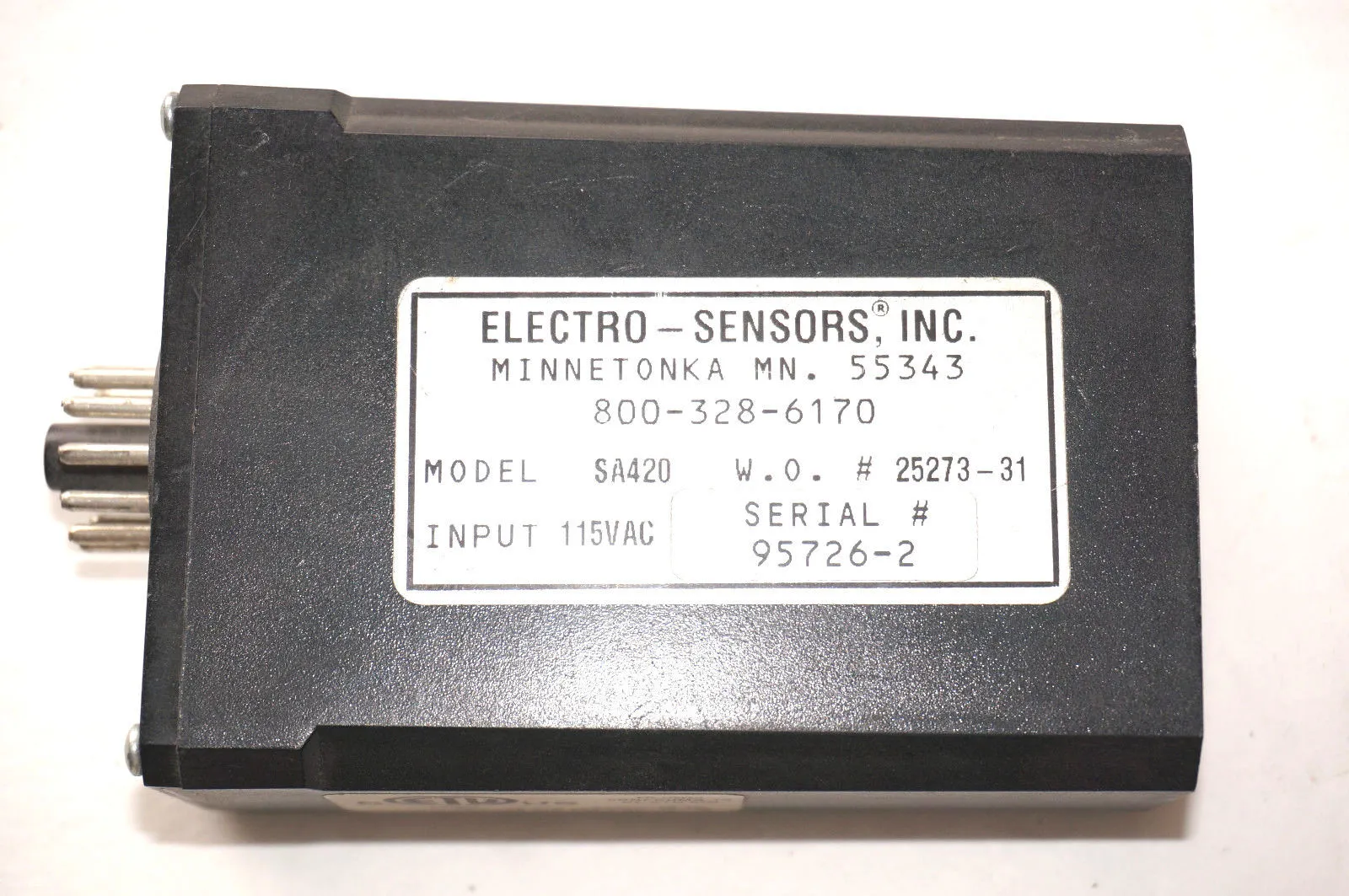 USED ELECTRO SENSORS SA420 SIGNAL CONDITIONER
