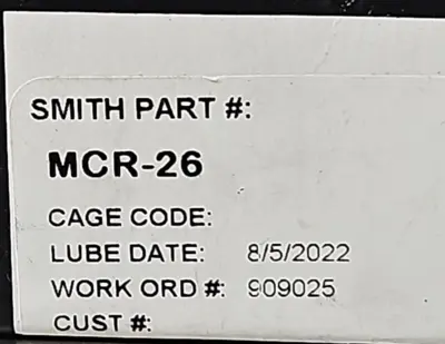 Smith Bearing MCR-264 metric cam follower 26mm (BIN4.4.5)