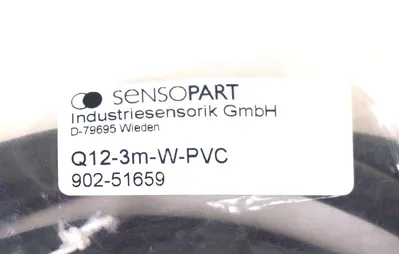 NEW SENSOPART Q12-3M-W-PVC CABLE 902-51659