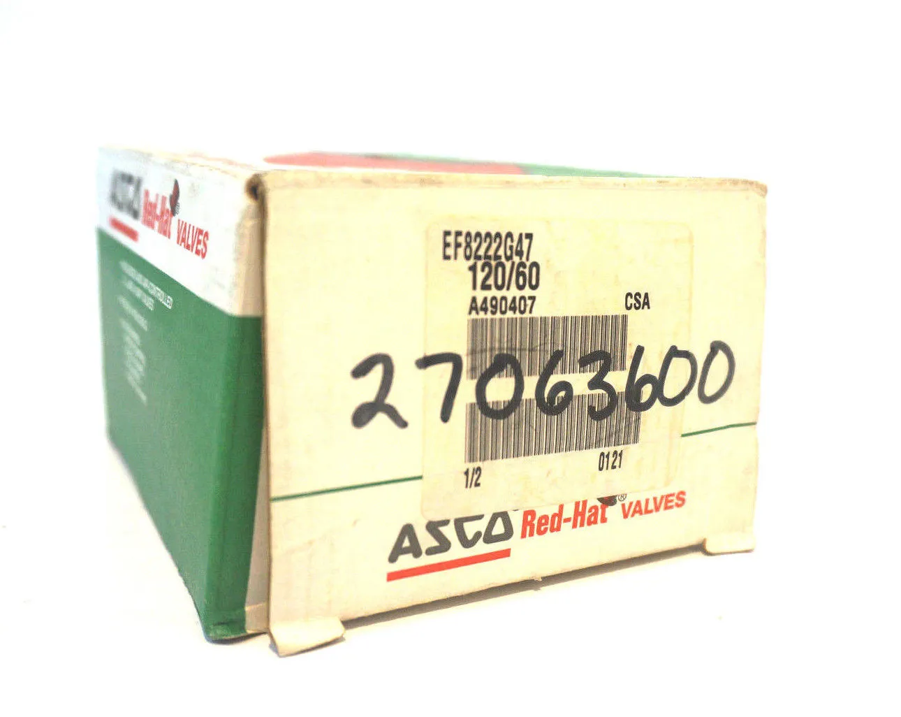 NEW ASCO EF8222G47 SOLENOID VALVE