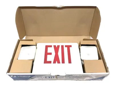 New | in-Stock Lithonia Lighting LED Exit/Unit Combo w/ Battery 120/277VAC Lighting Michigan US | Maverick Industrial Sales #1400902