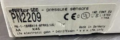 Used IFM Efector PN2209 Sensors | Palmetto Automation #1156512