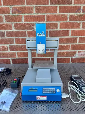USED TECHON TSR2201 DISPENSING ROBOT 3-AXIS 200MM X 200 MM