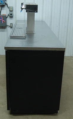 142-1109 Asber 8' 3 Door Cooler w 12 Tap Beer Kegerator #ADDC-94 NT