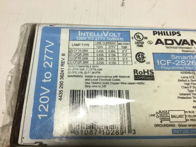 Philips Advance ICF-2S26-H1-LD Electronic Compact Fluorescent Ballast 120/277V