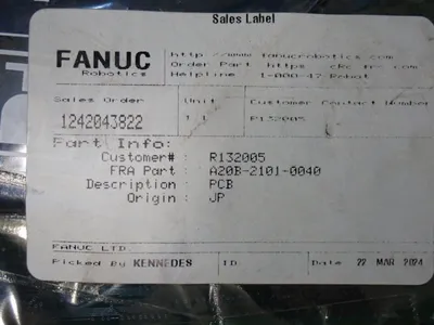 New | in-Stock FANUC A20B21010040 Servo Controller Parts Ohio US | HGR 24 #1133436
