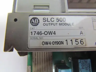 A-B Allen Bradley 1746-OW4 Output Module Ser A SLC 500