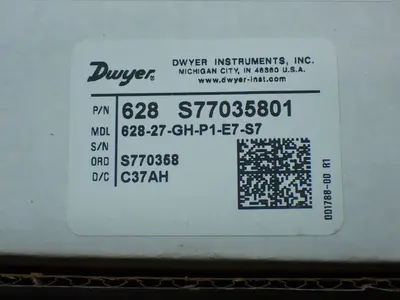 NEW DWYER 62827GHP1E7S7