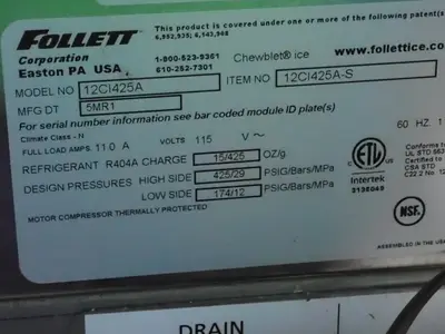 USED FOLLETT 12CI425A