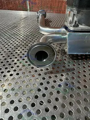 USED 3 ITT PURE FLO ADVANTAGE STAINLESS STEEL DIAPHRAGM VALVE W/ 1" SANITARY FITTINGS