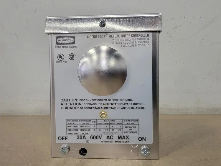 New | in-Stock HUBBELL HBL13R92D Switchgears British Columbia CA | Lenmark #327883