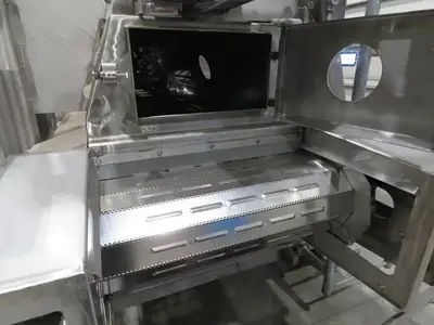FEC Sanitary Food Grade Granulator 30" Apron Feeder Stainless Conveyor Surge Bin