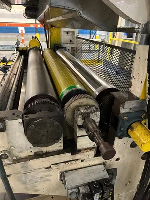 WOLVERINE 63" wide 2-Color Flexographic Printing Line Équipement de revêtement | Perry Equipment (4)