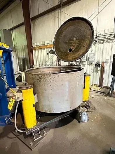 Tolhurst 48" chip wringer/oil extractor.
