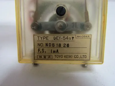 Toyo Keiki ND8 18 26 ND81826 Load Meter Gauge Def-54sY