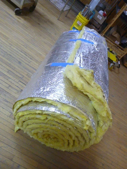 Roll of Foil-Backed Insulation