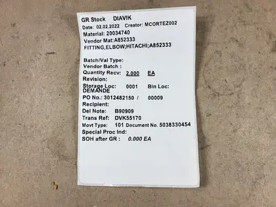 NEW JOHN DEERE A852333