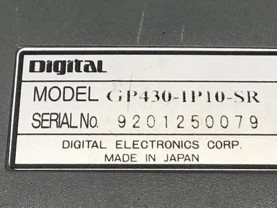 Used DIGITAL ELECTRONICS GP430-IP10-SR Cable & Wire Michigan US | Ideal Machinery #1252216