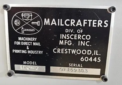 USED MAILCRAFTERS 12C-6