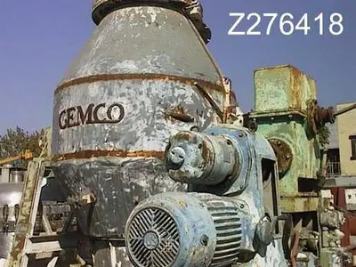 Dryer, Vacuum, Conical, 30 CF, S/st, Gemco, Mixer, #Z276418